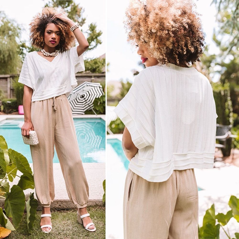 Umgee Crop Til You Drop Top Size M